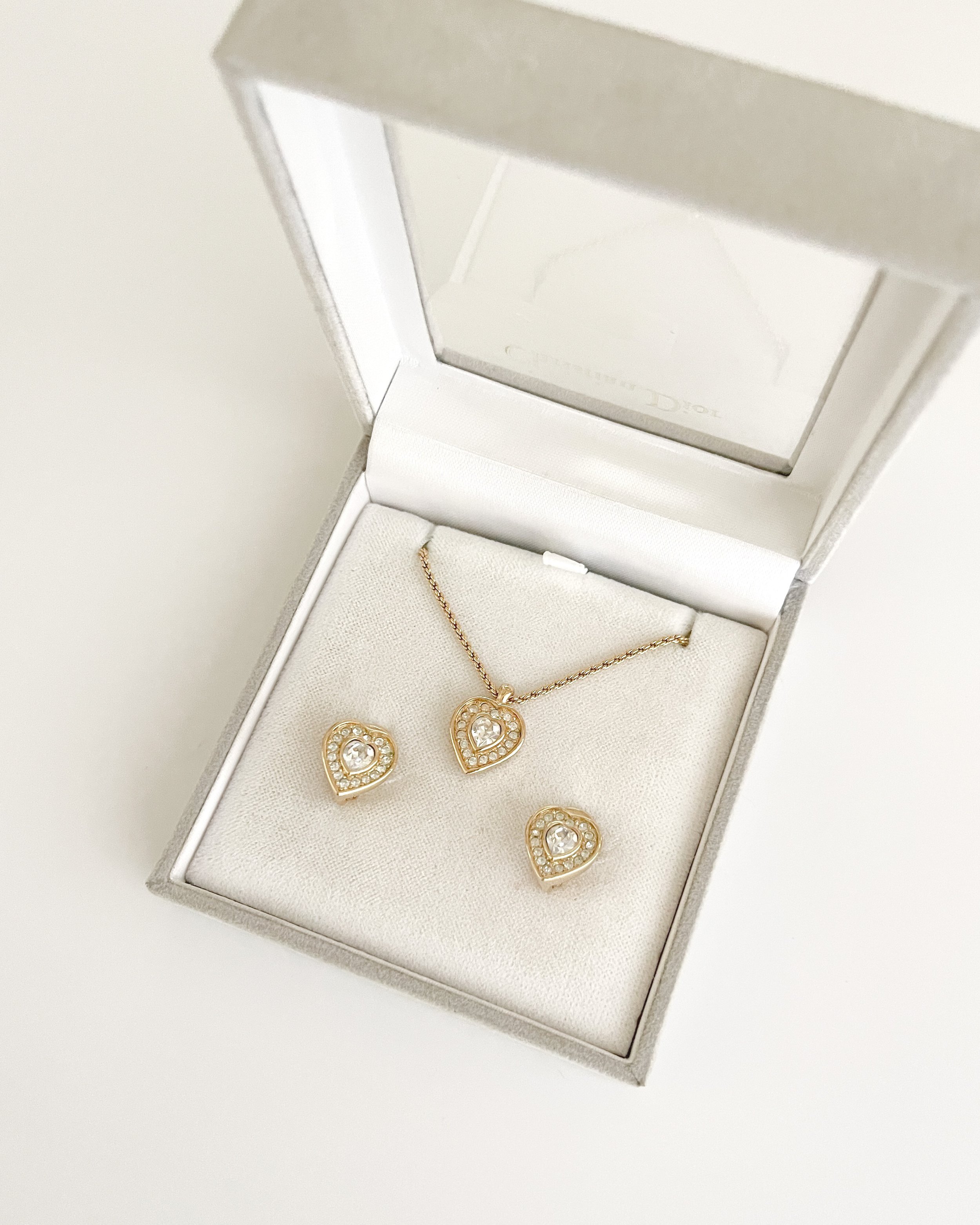 Dior necklace earring set